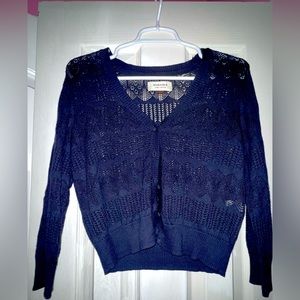 Navy blue Sonoma Crop Sweater